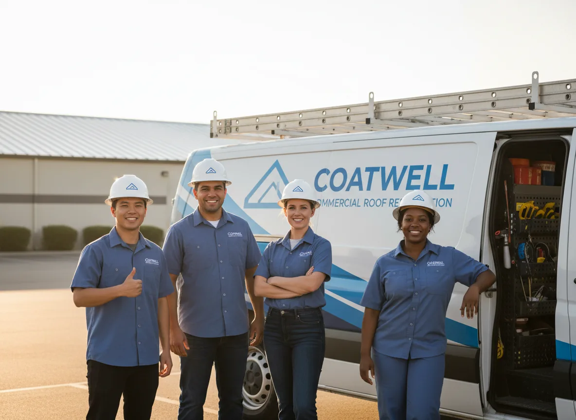 Commercial roof coating company in Glencoe, MN
